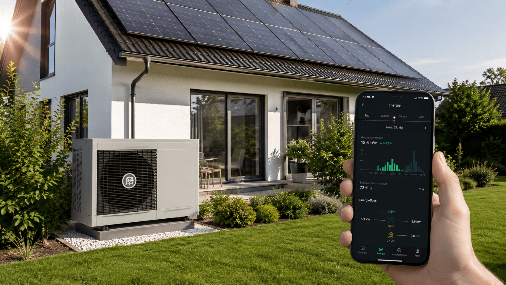 Wärmepumpe 2026: Günstiger heizen mit PV, Smart Meter & §14a
